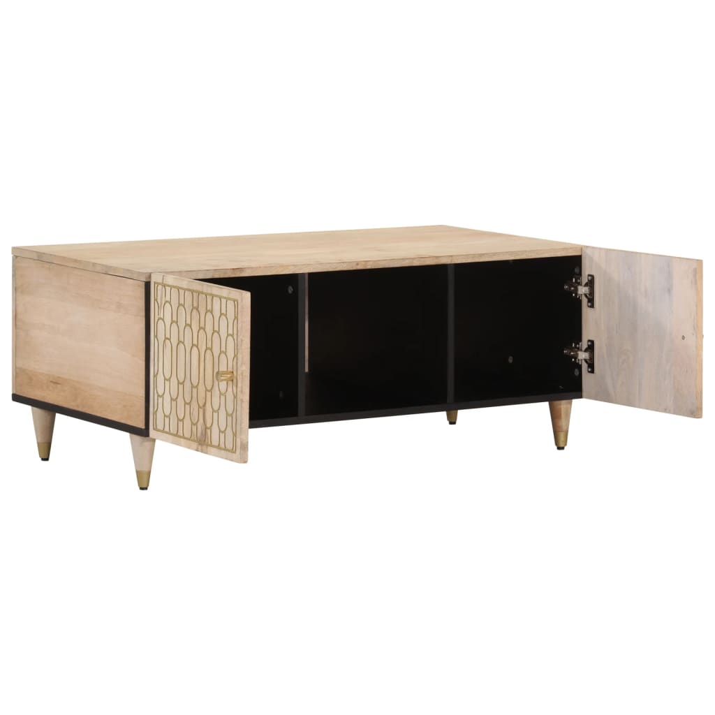 vidaXL Stolik kawowy, 100x54x40 cm, lite drewno mango