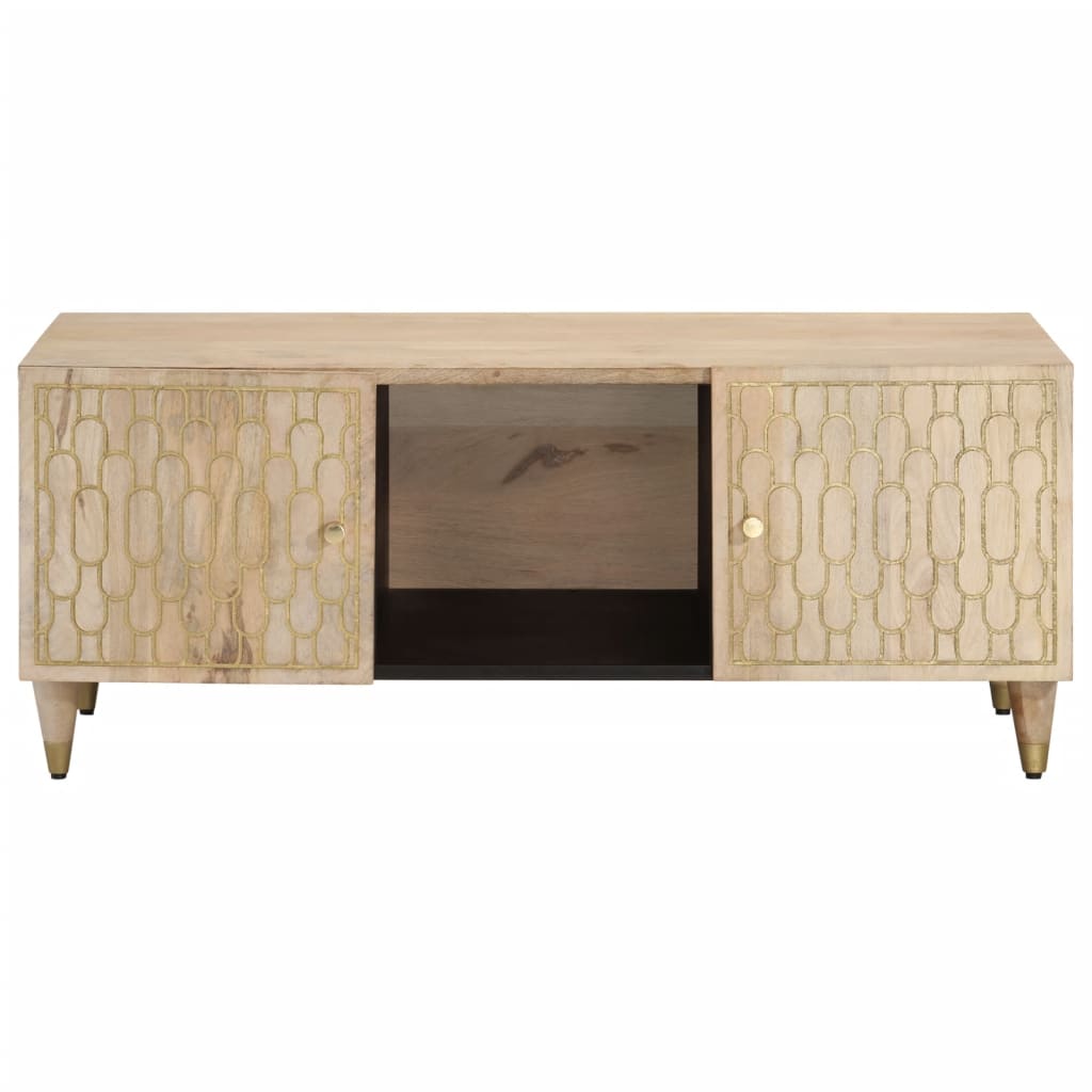 vidaXL Stolik kawowy, 100x54x40 cm, lite drewno mango