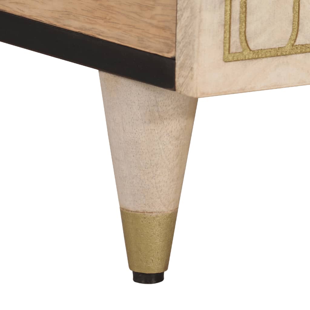 vidaXL Stolik kawowy, 100x54x40 cm, lite drewno mango