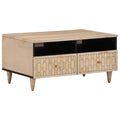vidaXL Stolik kawowy, 80x54x40 cm, lite drewno mango