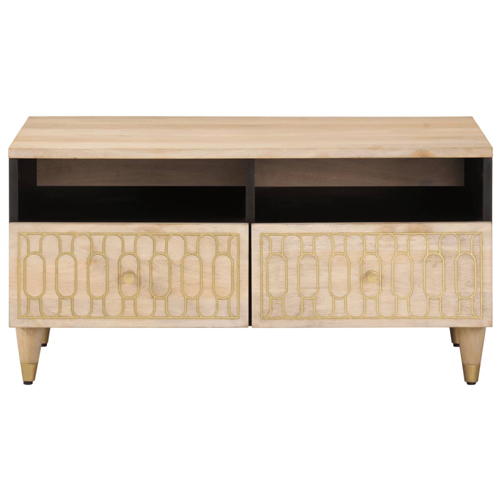 vidaXL Stolik kawowy, 80x54x40 cm, lite drewno mango