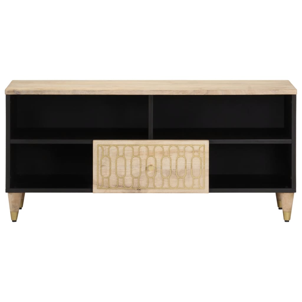 vidaXL Szafka pod telewizor, 100x33x46 cm, lite drewno mango