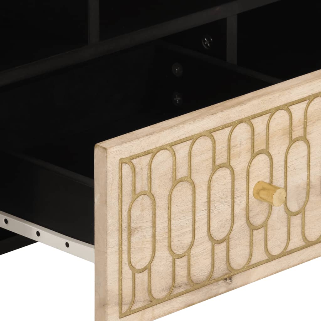 vidaXL Szafka pod telewizor, 100x33x46 cm, lite drewno mango