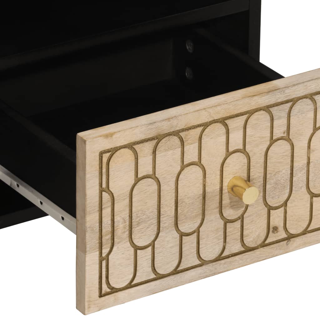 vidaXL Szafka pod telewizor, 100x33x46 cm, lite drewno mango