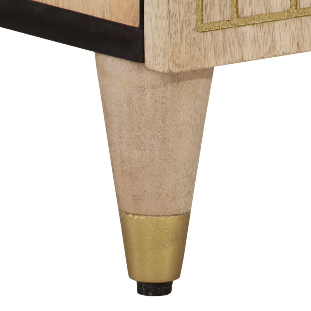 vidaXL Szafka pod telewizor, 100x33x46 cm, lite drewno mango