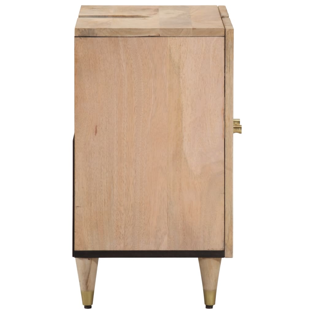 vidaXL Szafka pod umywalkę, 62x33x58 cm, lite drewno mango
