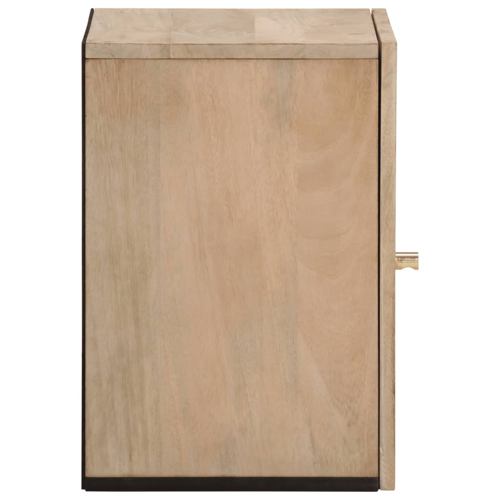 vidaXL Szafka ścienna do łazienki, 38x33x48 cm, lite drewno mango