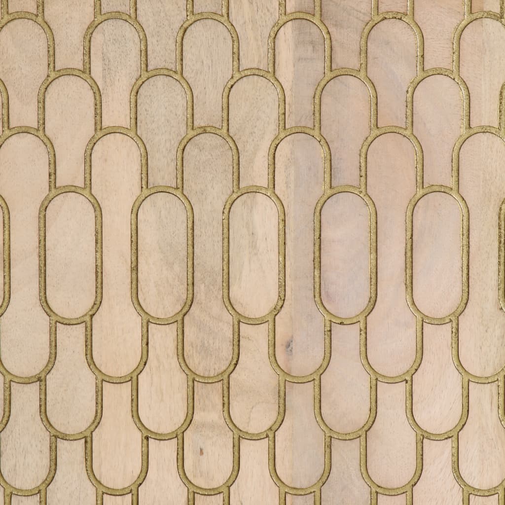 vidaXL Szafka łazienkowa, 38x33x160 cm, lite drewno mango