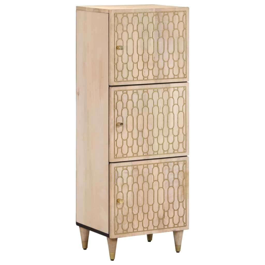 vidaXL Szafka, 40x33x110 cm, lite drewno mango