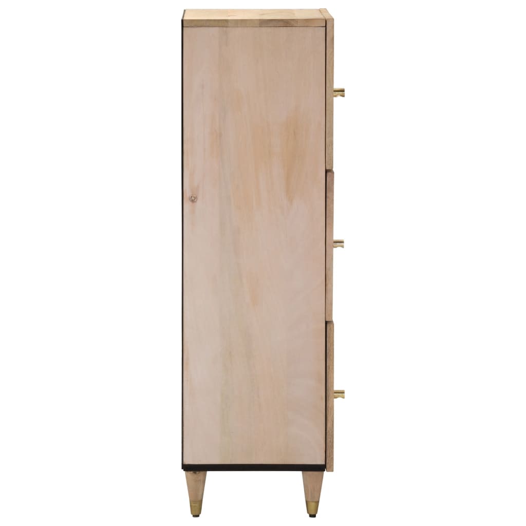 vidaXL Szafka, 40x33x110 cm, lite drewno mango