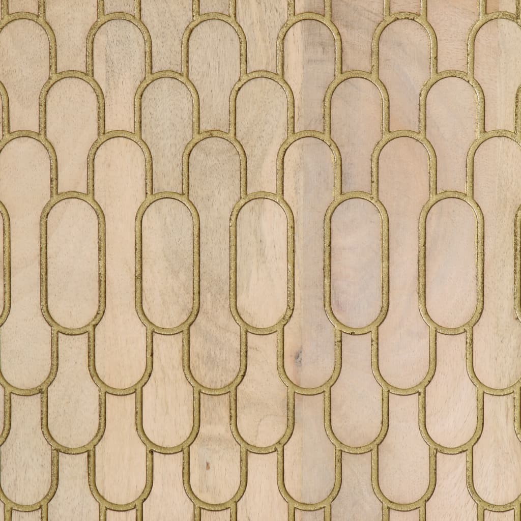 vidaXL Szafka, 40x33x110 cm, lite drewno mango