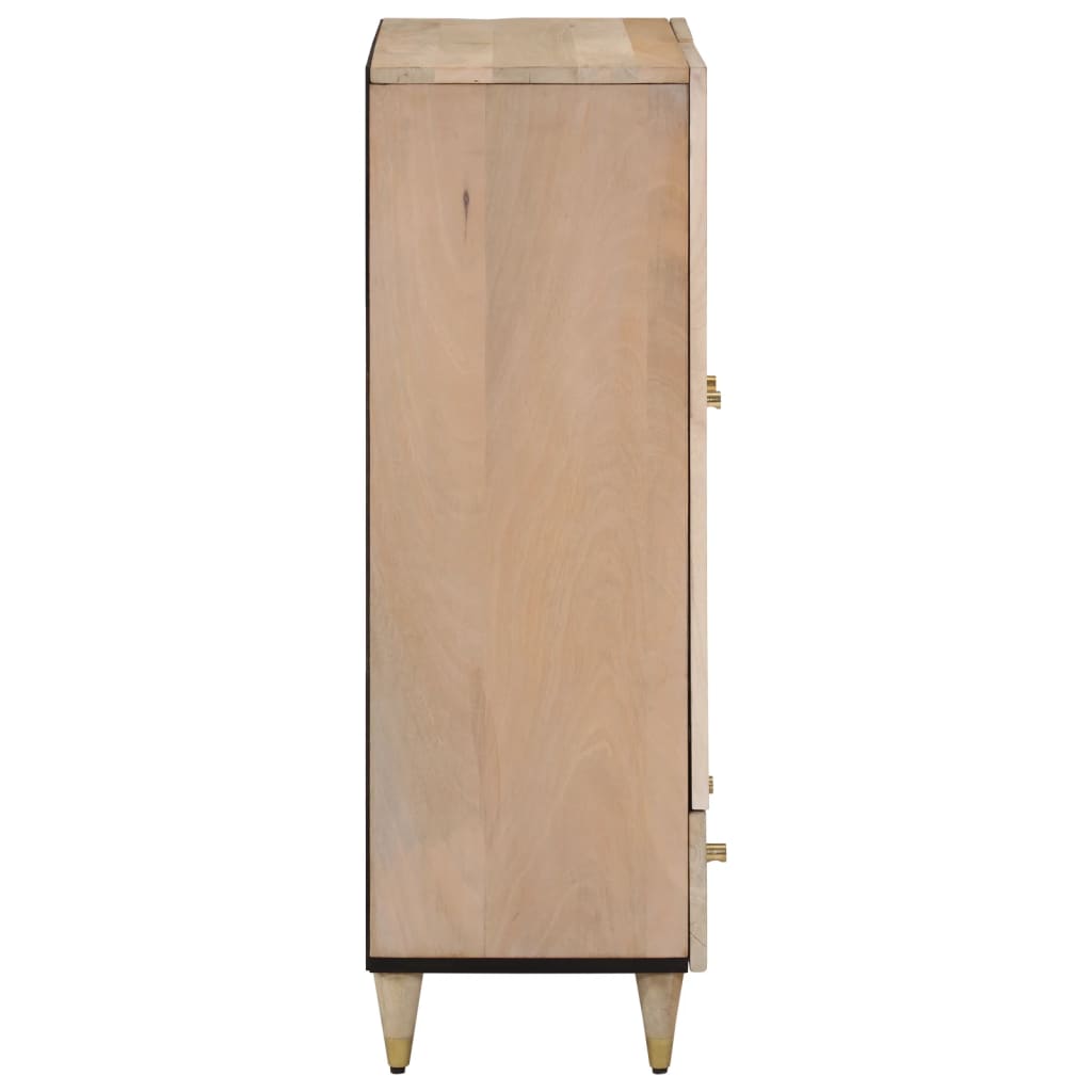 vidaXL Komoda, 60x33x100 cm, lite drewno mango