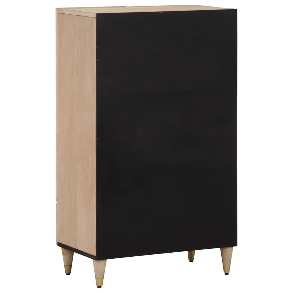 vidaXL Komoda, 60x33x100 cm, lite drewno mango
