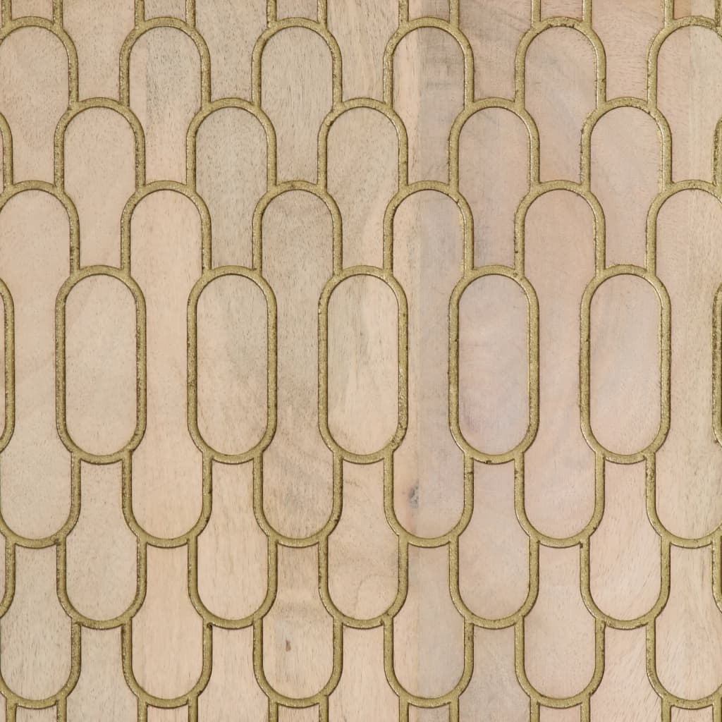 vidaXL Komoda, 60x33x100 cm, lite drewno mango