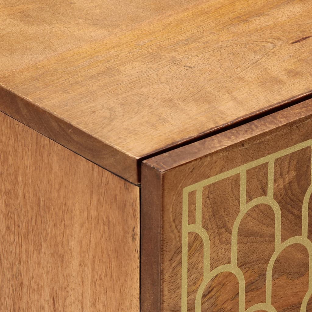 vidaXL Szafki nocne, 2 szt., 40x33x46 cm, lite drewno mango
