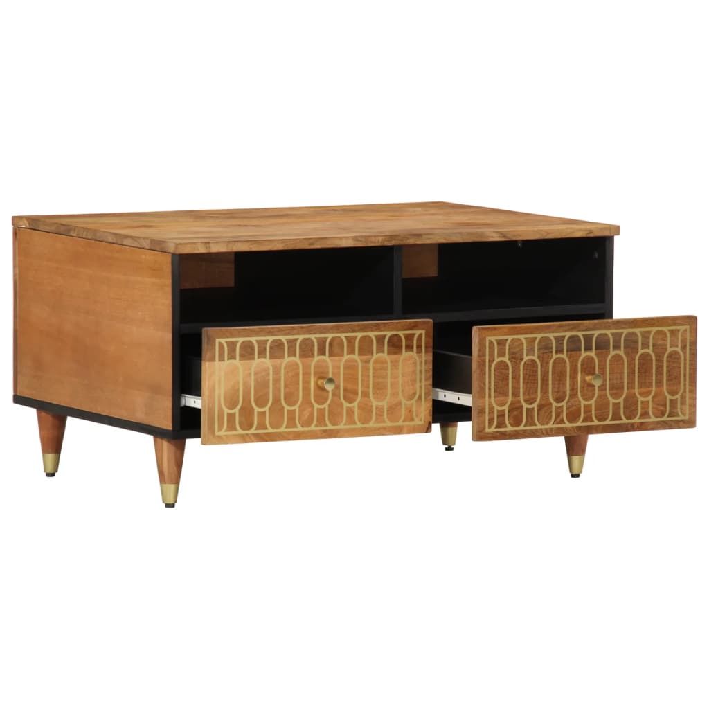 vidaXL Stolik kawowy, 80x54x40 cm, lite drewno mango