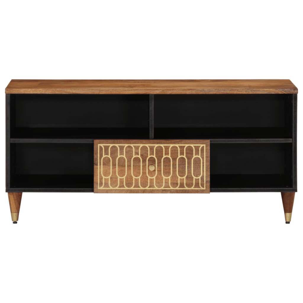vidaXL Szafka pod telewizor, 100x33x46 cm, lite drewno mango