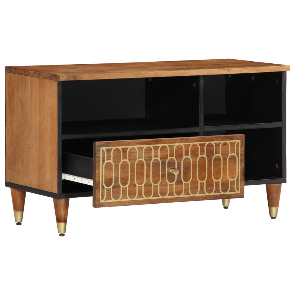 vidaXL Szafka pod telewizor, 80x33x46 cm, lite drewno mango