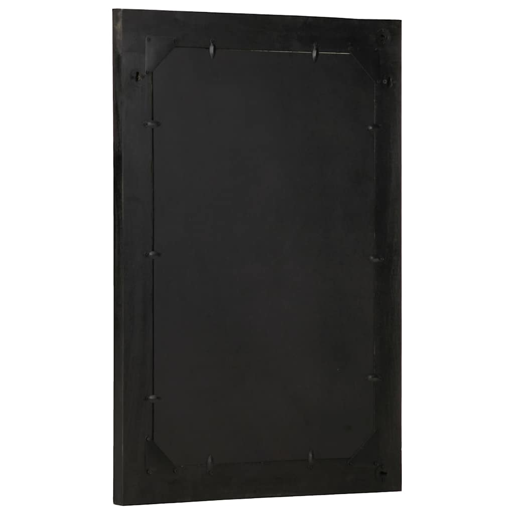 vidaXL Lustro łazienkowe, 50x70x2,5 cm, lite drewno mango i szkło