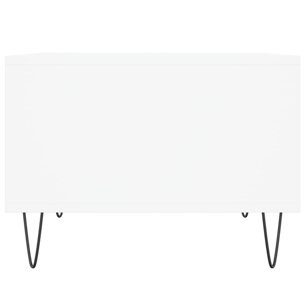 vidaXL Stolik kawowy, biały 60x50x36,5 cm, materiał drewnopochodny