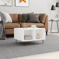 vidaXL Stolik kawowy, biały 60x50x36,5 cm, materiał drewnopochodny