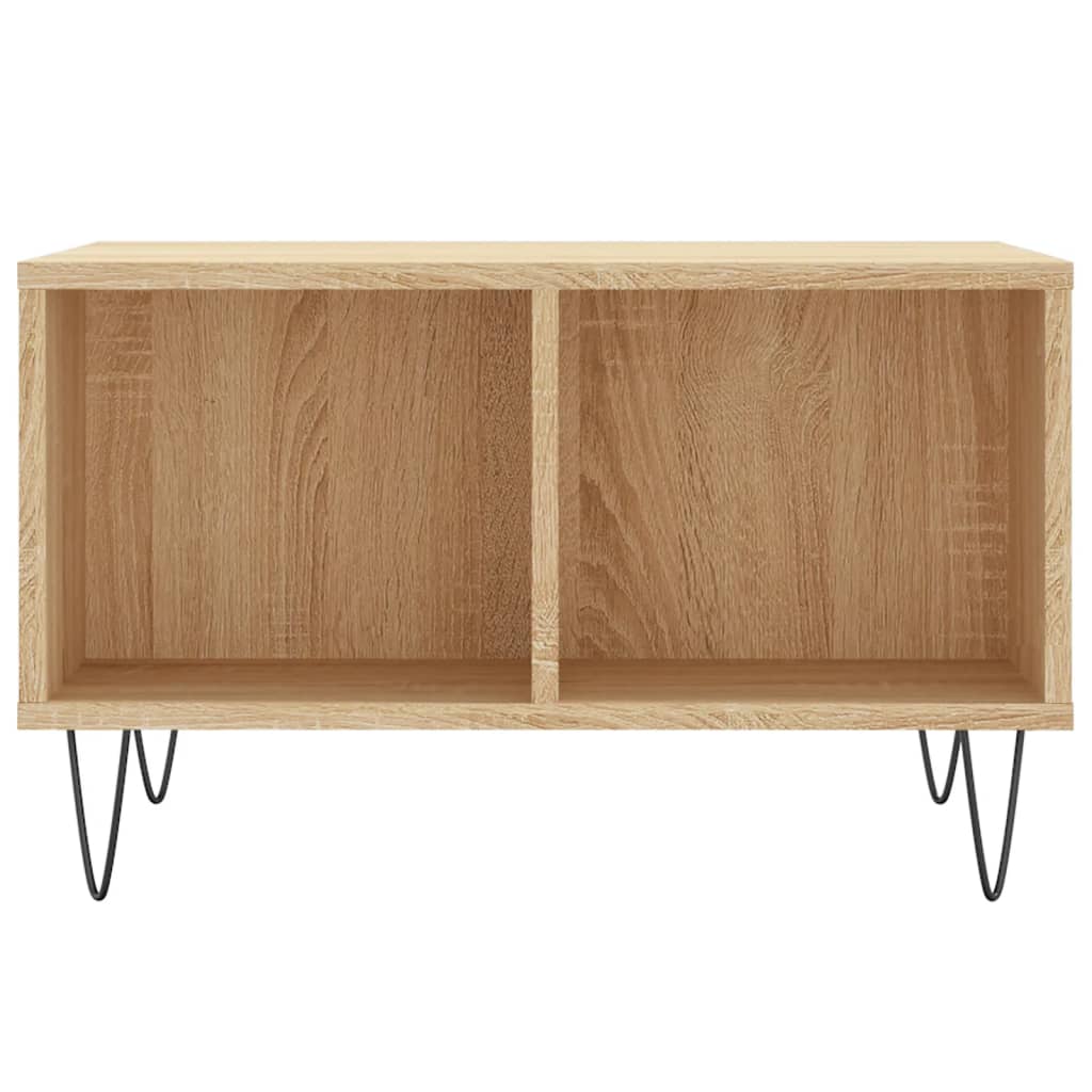 vidaXL Stolik kawowy, dąb sonoma 60x50x36,5 cm materiał drewnopochodny