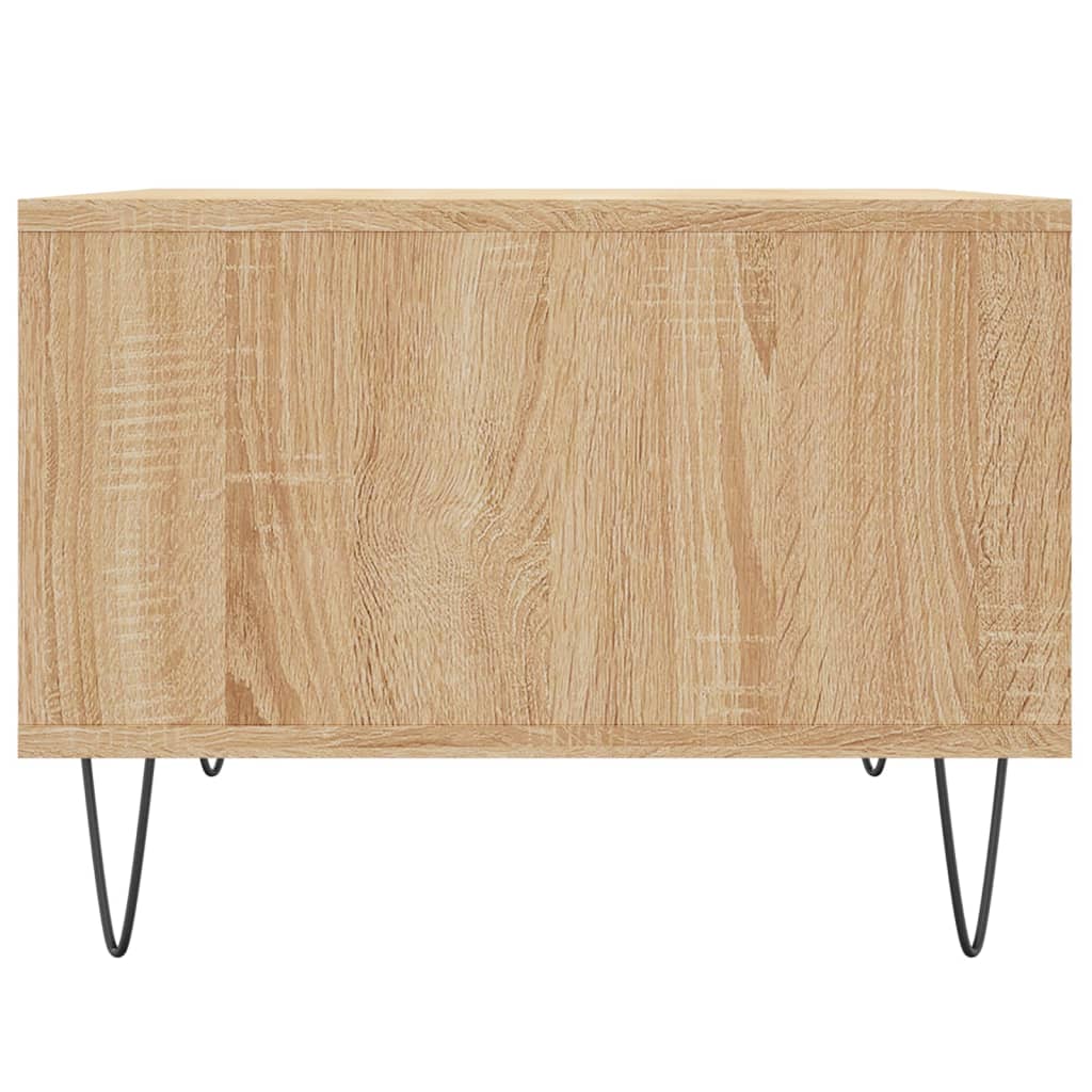 vidaXL Stolik kawowy, dąb sonoma 60x50x36,5 cm materiał drewnopochodny