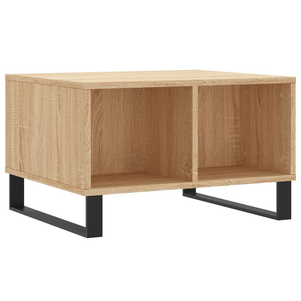vidaXL Stolik kawowy, dąb sonoma 60x50x36,5 cm materiał drewnopochodny