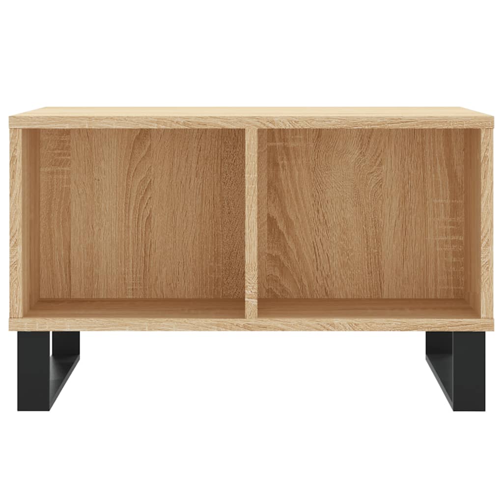vidaXL Stolik kawowy, dąb sonoma 60x50x36,5 cm materiał drewnopochodny