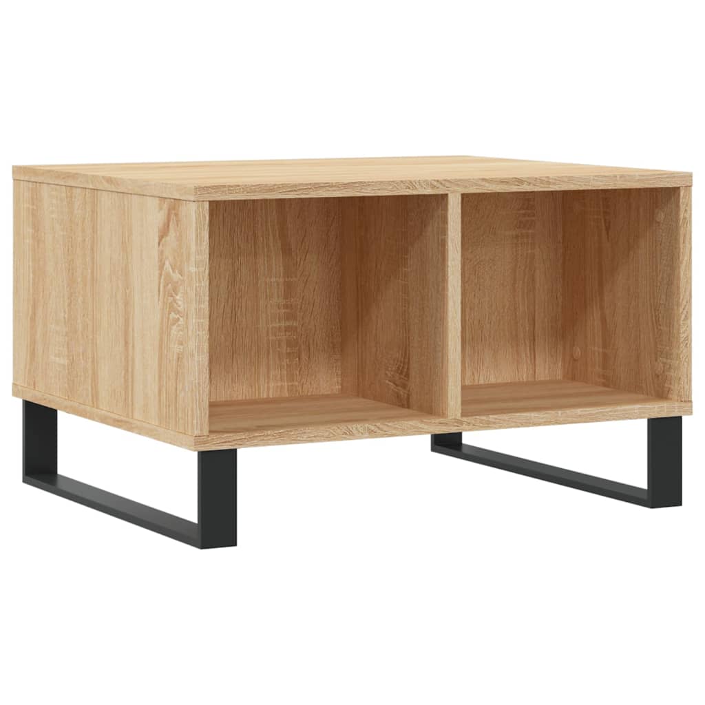 vidaXL Stolik kawowy, dąb sonoma 60x50x36,5 cm materiał drewnopochodny