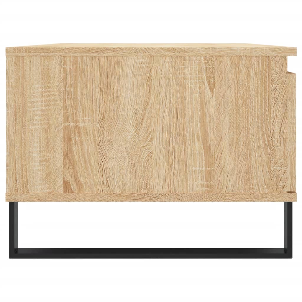 vidaXL Stolik kawowy, dąb sonoma 90x50x36,5 cm materiał drewnopochodny