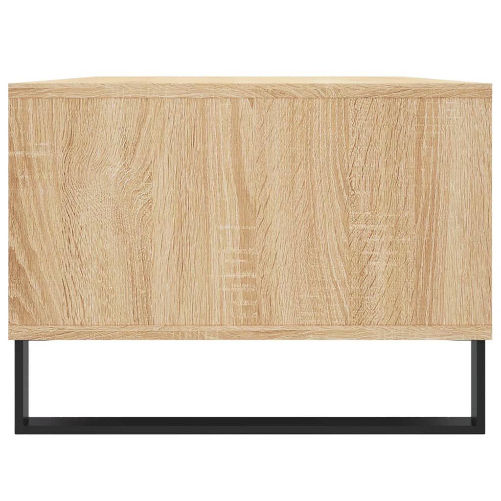 vidaXL Stolik kawowy, dąb sonoma 90x50x36,5 cm materiał drewnopochodny