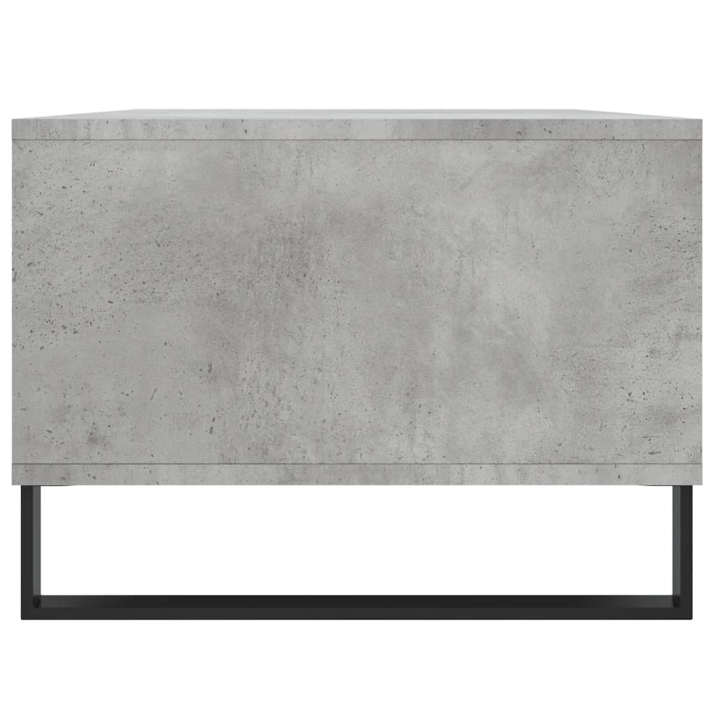 vidaXL Stolik kawowy, szarość betonu, 90x50x36,5 cm