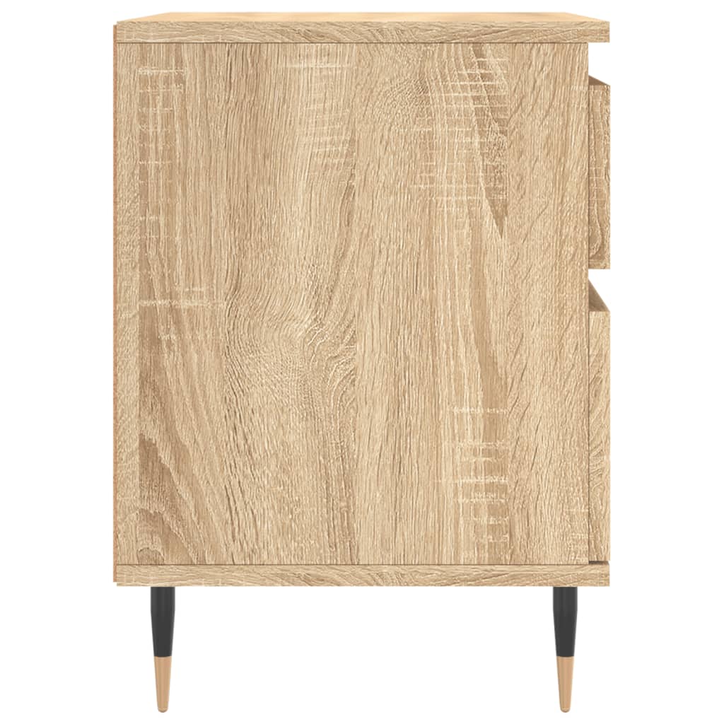vidaXL Szafka nocna, dąb sonoma, 40x35x50 cm, materiał drewnopochodny