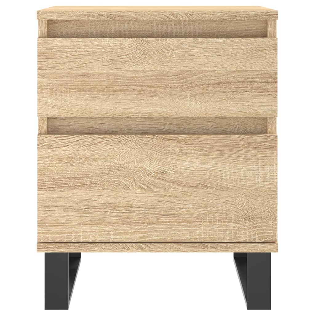 vidaXL Szafka nocna, dąb sonoma, 40x35x50 cm, materiał drewnopochodny