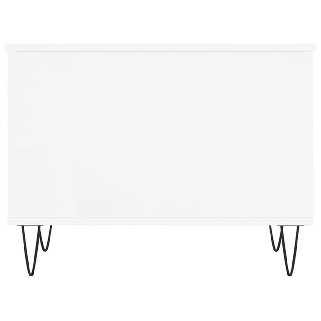 vidaXL Stolik kawowy, biały 60x44,5x45 cm, materiał drewnopochodny