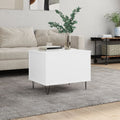 vidaXL Stolik kawowy, biały 60x44,5x45 cm, materiał drewnopochodny
