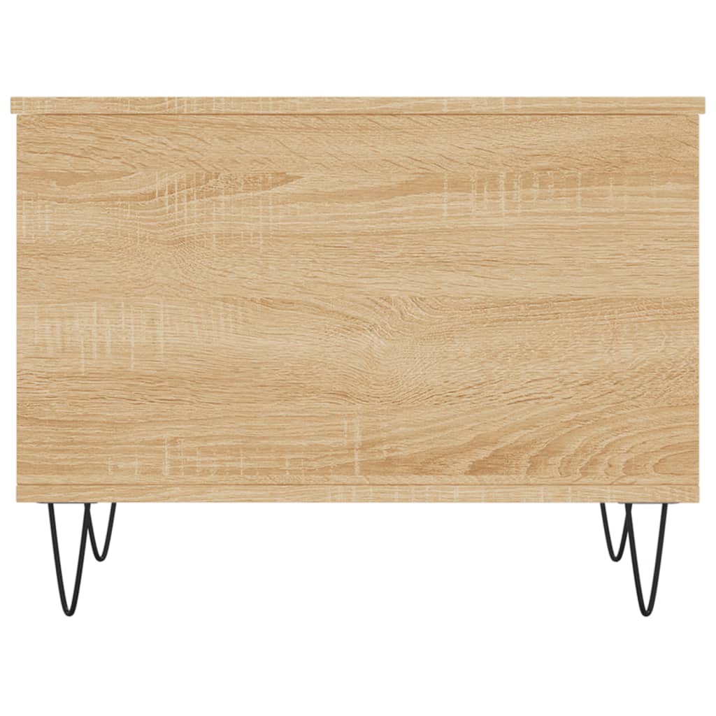 vidaXL Stolik kawowy, dąb sonoma 60x44,5x45 cm materiał drewnopochodny