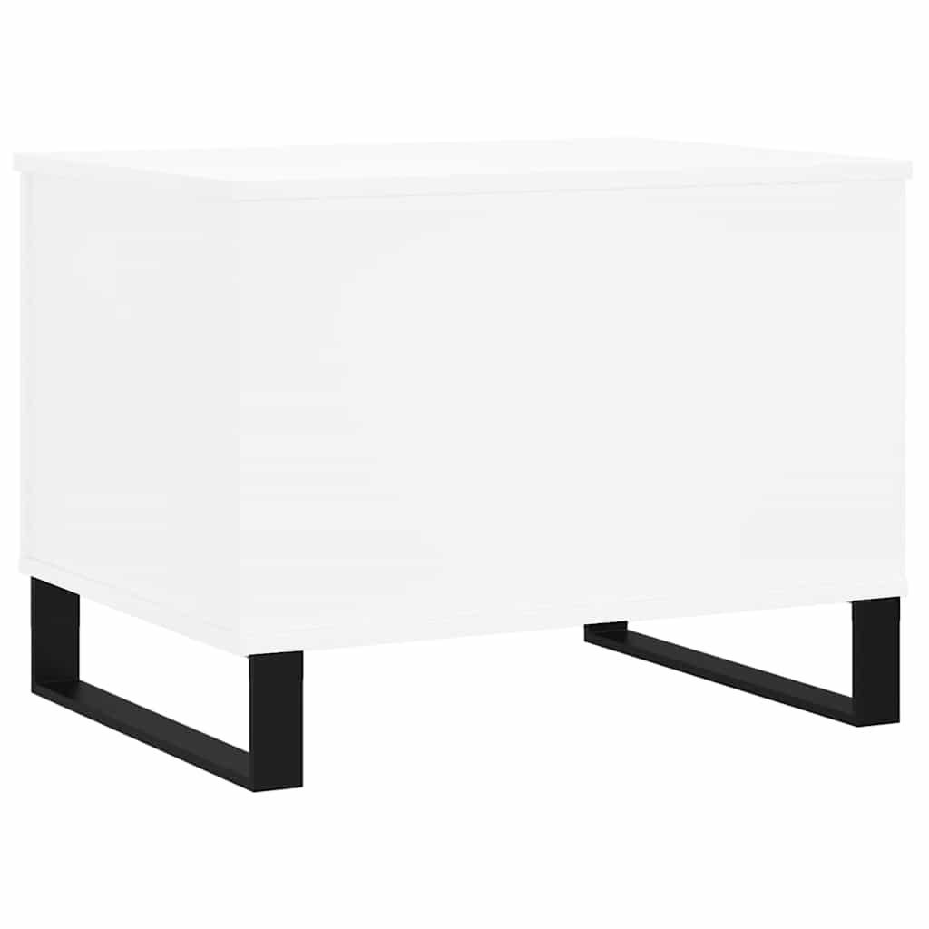 vidaXL Stolik kawowy, biały 60x44,5x45 cm, materiał drewnopochodny