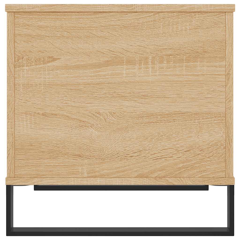 vidaXL Stolik kawowy, dąb sonoma 60x44,5x45 cm materiał drewnopochodny