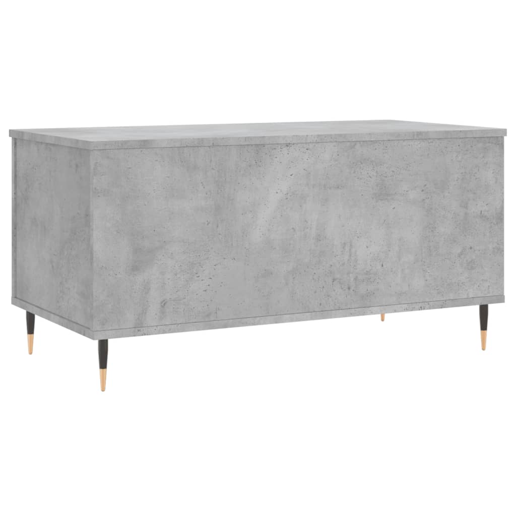 vidaXL Stolik kawowy, szarość betonu, 90x44,5x45 cm