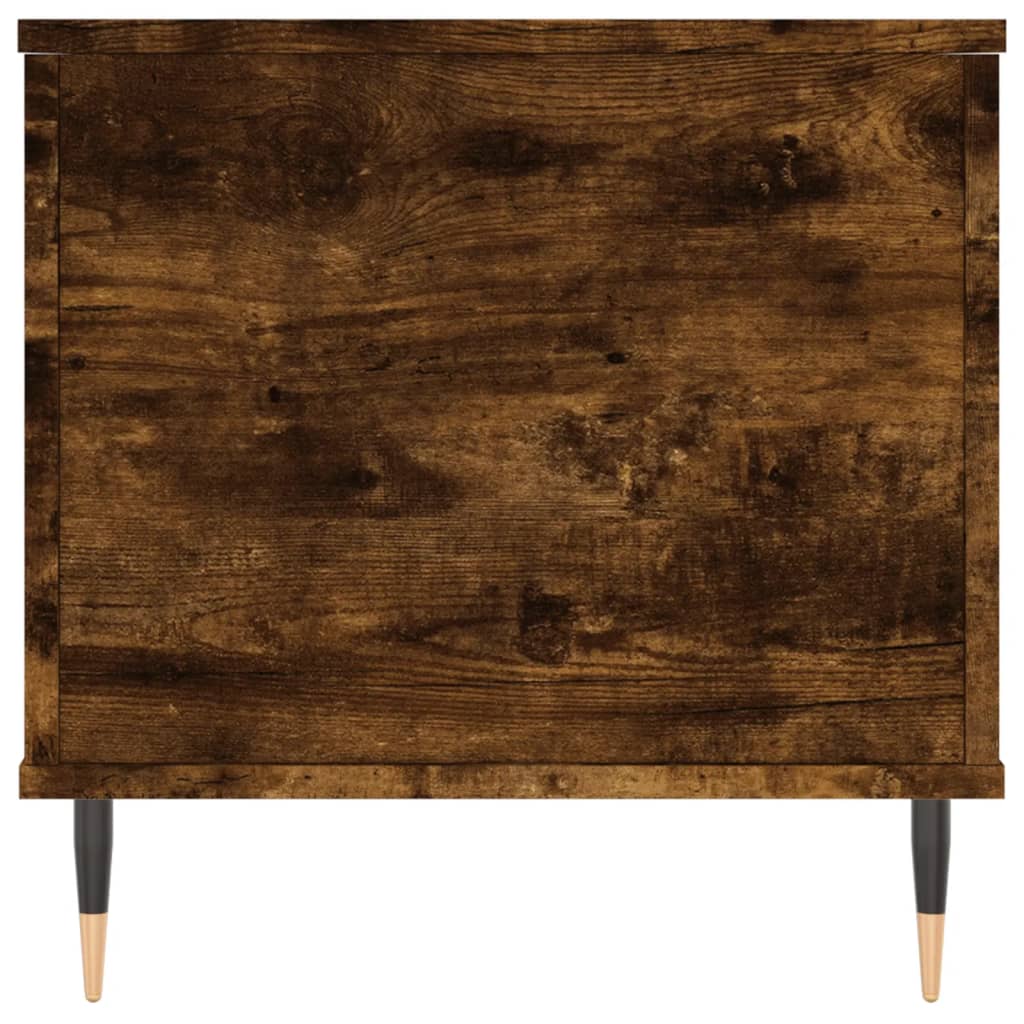 vidaXL Stolik kawowy, przydymiony dąb, 90x44,5x45 cm