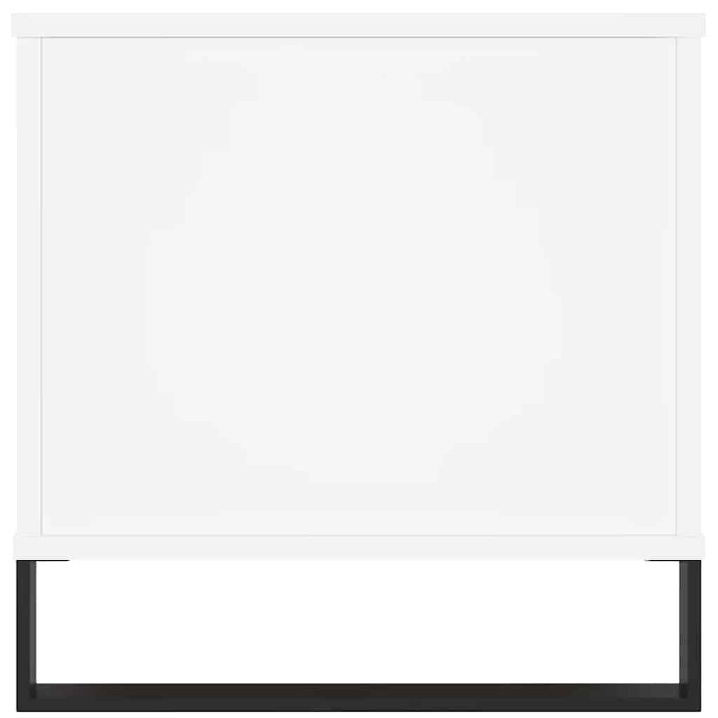 vidaXL Stolik kawowy, biały 90x44,5x45 cm, materiał drewnopochodny