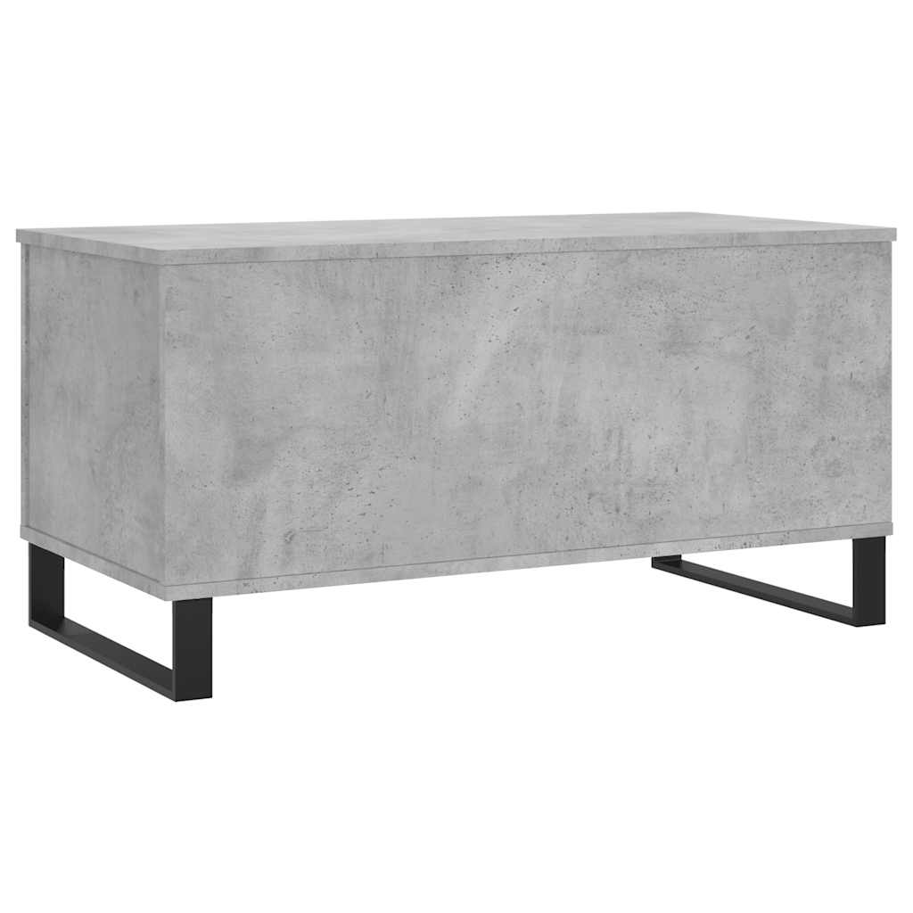 vidaXL Stolik kawowy, szarość betonu, 90x44,5x45 cm