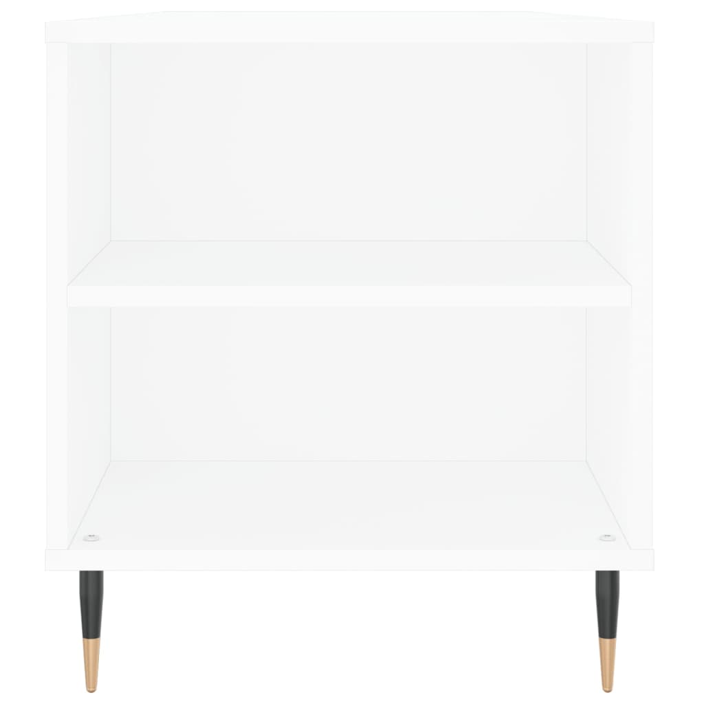 vidaXL Stolik kawowy, biały, 102x44,5x50 cm