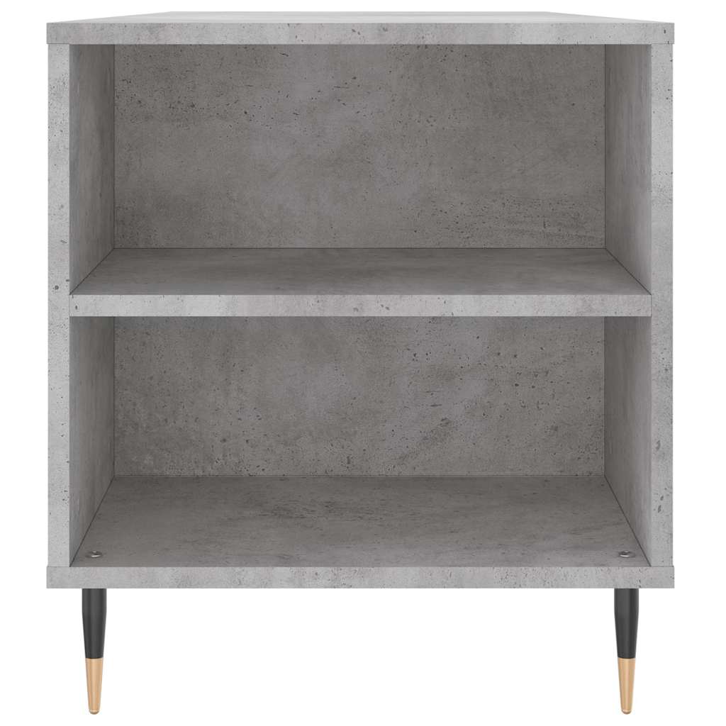 vidaXL Stolik kawowy, szarość betonu, 102x44,5x50 cm