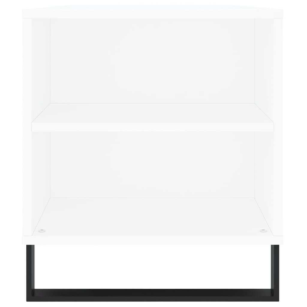 vidaXL Stolik kawowy, biały, 102x44,5x50 cm, materiał drewnopochodny