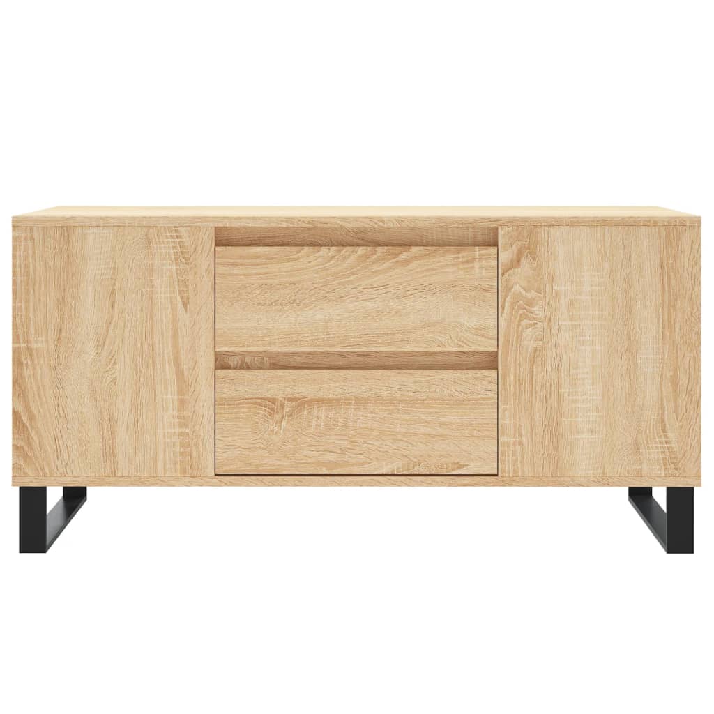 vidaXL Stolik kawowy, dąb sonoma, 102x44,5x50 cm