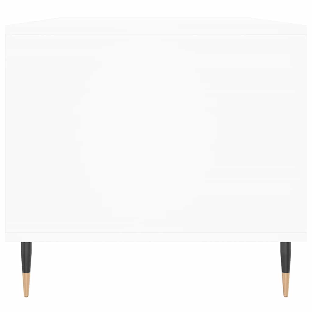 vidaXL Stolik kawowy, biały 90x49x45 cm, materiał drewnopochodny