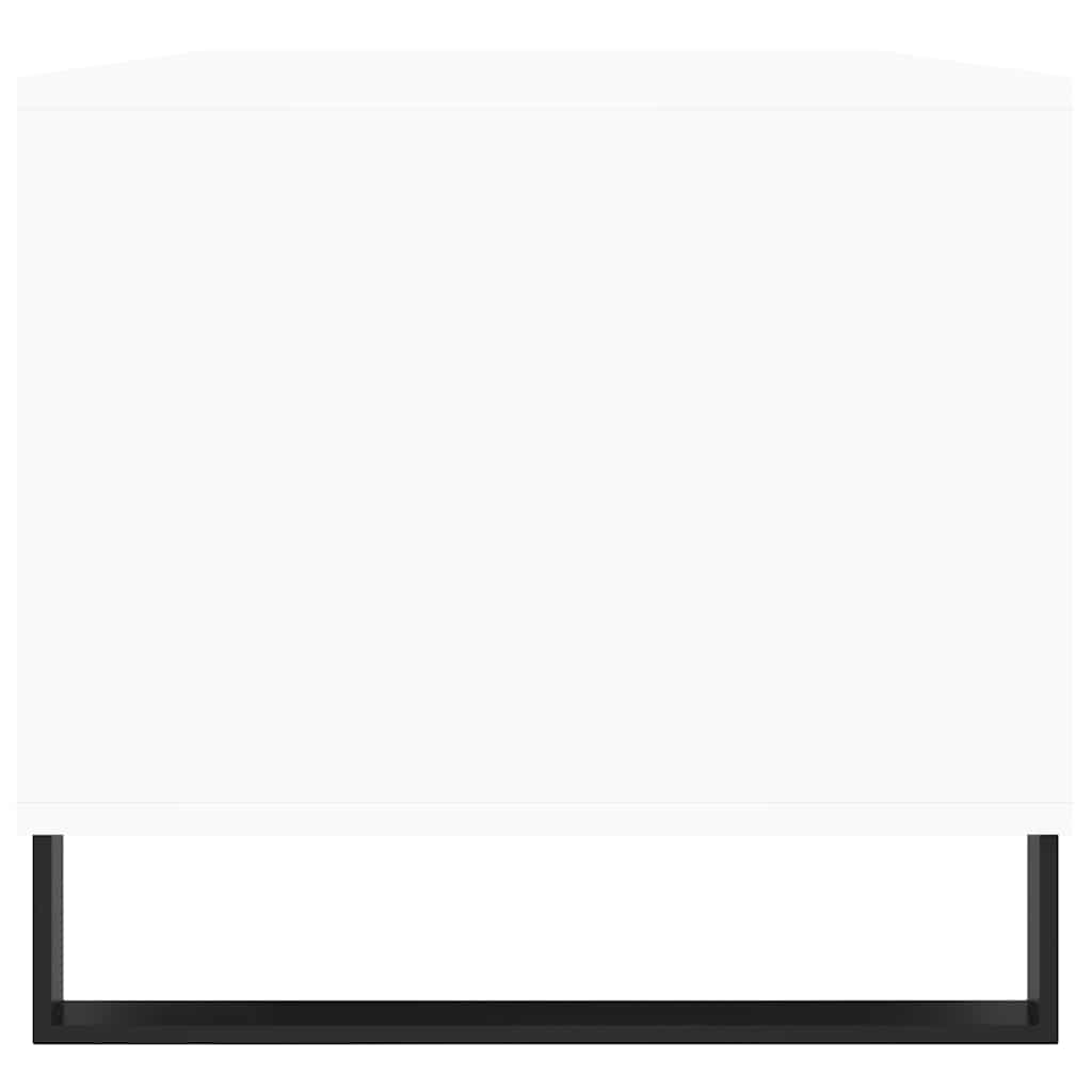 vidaXL Stolik kawowy, biały 90x49x45 cm, materiał drewnopochodny